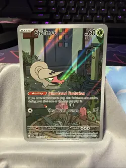 Pokemon Shelmet Illustration Rare SV: White Flare 093/086 NM - Image 1