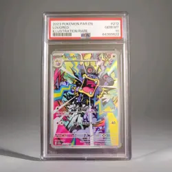 2023 Pokemon Par En-Paradox Rift Illustration Rare Loudred #212 PSA 10 - Image 2