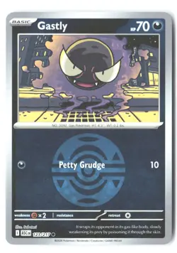 GASTLY (DUSK BALL) 123/217 Common Ascended Heroes Reverse Holo NM - Image 2