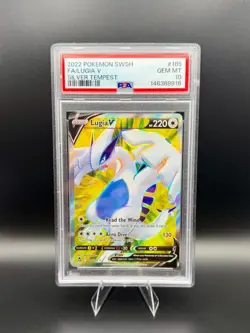 Lugia V 185/195 Sword & Shield: Silver Tempest PSA 10 - Gem Mint Pokemon - Image 1