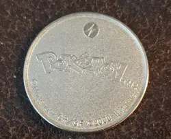 Pikachu metal coin - Pokemon TCG - Nintendo/CR/GF - 2000 Wizards - Image 2
