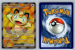 Meowth ex 107/088 Ultra Rare Perfect Order Pokemon Card Near Mint - Image 3