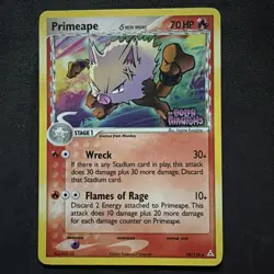 Pokemon Primeape 50/110 EX Holon Phantoms Delta Species Reverse Holo - Image 1