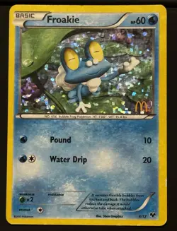 Pokemon TCG McDonald's Collection 2013 Holo 3-Card Lot Froakie Chespin Bunnelby - Image 3