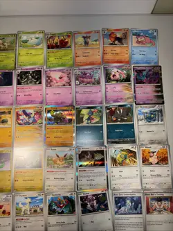 Prismatic Evolutions 74 Card lot Pokemon TCG Uncommon/Common No Duplicates NM-LP - Image 3