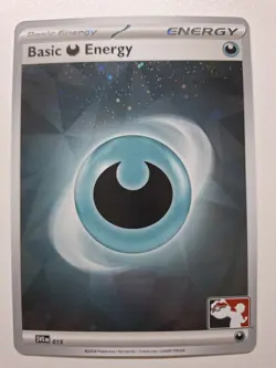 Pokemon -Basic Darkness Energy - SVE015 - Prize Pack S6 - With 2x Swirl- Stamped - Image 3