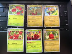 Applin Dipplin Appletun Flapple Lot (6) Various Sets Evolution Pokemon TCG NM - Image 1