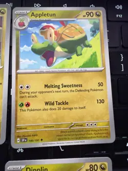 Applin Dipplin Appletun Flapple Lot (6) Various Sets Evolution Pokemon TCG NM - Image 5