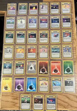 Complete 1999 Pokemon Base Set Trainer & Energy Lot Vintage #70-102 LP/NM +more - Image 1