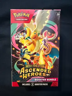Pokemon TCG ascended heroes booster bundle includes 6 booster packs BRAND NEW - Image 1
