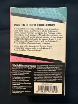 Pokemon TCG ascended heroes booster bundle includes 6 booster packs BRAND NEW - Image 2