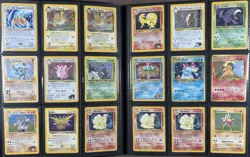 Pokemon Vintage Card Collection Lot Binder 72x - Light Dragonite, Dark Raichu - Image 1