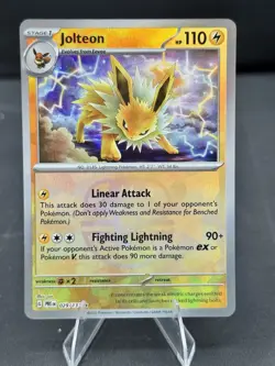 Pokemon TCG Sv: Prismatic Evolutions Jolteon 029/131 masterball English MINT - Image 2