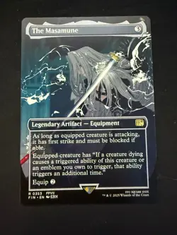 Magic The Gathering: The Masamune (Borderless) Final Fantasy - Image 1