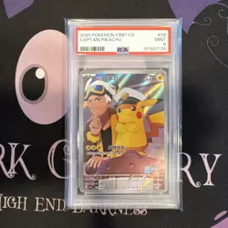 2025 POKEMON SIMPLIFIED CHINESE CBB1 C-GEM PACK VOL 1 #09 CAPTAIN PIKACHU PSA 9 - Image 1