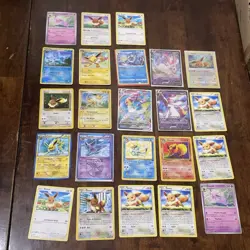 Pokemon TCG Lot 23 Eevee Eeveelutions V Holos Non Holos Mixed Eras - Image 1