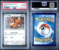 Eevee SVP 200 Pokemon S&V: Destined Rivals PSA 10 Gem Mint - Image 3