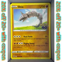 Onix 036/078 Pokemon GO English Regular 2022 - Image 1
