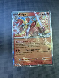 Pokemon Chaos Rising Delphox 074 Prerelease Stamped Sealed Deck Build and Battle - Image 1
