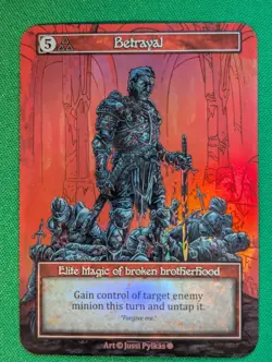 Betrayal Foil - Elite - Gothic - Sorcery Contested Realm - Image 1