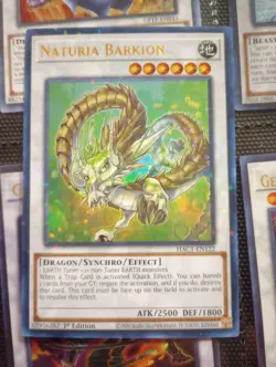 Yugioh! Naturia Barkion HAC1-EN122 Yu-Gi-Oh! Ultra Rare 1st Edition - Image 1