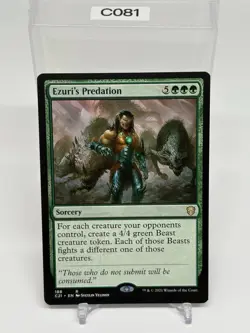 MTG Ezuri's Predation - Commander 2021 #188 - Image 1