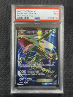 Pokemon Card - PSA7 NM - Rayquaza EX Full Art - Roaring Skies - 2015 - 104/108 - Image 1