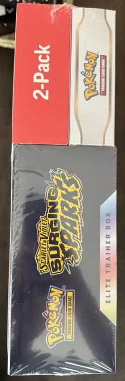 Two-pack Pokemon Surging Sparks ETB + Booster Bundle Costco x2 🔥 - Image 4