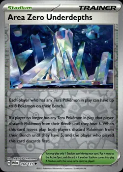 Area Zero Underdepths - Reverse Holo - Prismatic Evolutions 094/131 MINT Pokemon - Image 1