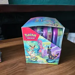Pokemon Prismatic Evolutions Mini Tin Display Case - Sealed Case 8 Tins - Image 2