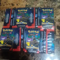 8 packs of Pokemon Trick Or Trade BOOster Pack, (Sealed Booster packs) 2024 - Image 2