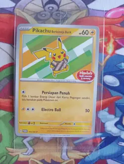 X55 Carte Pokemon Pikachu Berkemeja Batik promo scellee 101/SV-P - Image 1