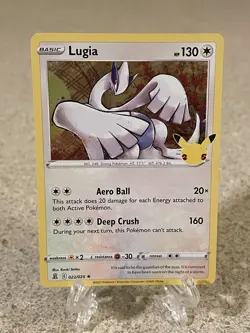 Pokemon TCG Celebrations Holo Lugia 022/025 Rare - Image 1