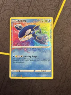 Kyogre 021/072 Shining Fates Amazing Rare Holo Pokemon TCG NM - Image 1