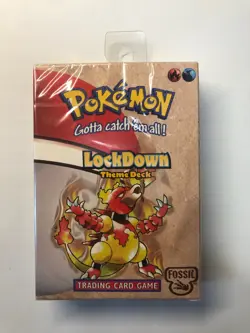 pokemon fossil lockdown theme deck-Sealed-WOTC - Image 1
