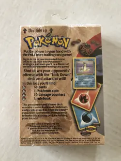 pokemon fossil lockdown theme deck-Sealed-WOTC - Image 2
