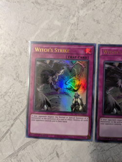 Yu-Gi-Oh! Witch's Strike (x3), Ultra Rare, 1st Edition, MP20, NM - Image 2