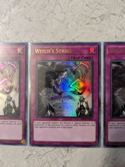Yu-Gi-Oh! Witch's Strike (x3), Ultra Rare, 1st Edition, MP20, NM - Image 3
