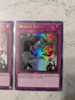 Yu-Gi-Oh! Witch's Strike (x3), Ultra Rare, 1st Edition, MP20, NM - Image 4