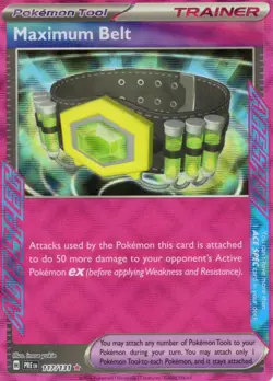 Maximum Belt 117/131 Ace Spec Trainer Prismatic Evolutions Pokemon Card TCG NM - Image 1