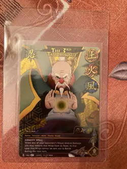 Naruto card ccg THE 3RD TSUCHIKAGE 1564 Foil Ultra Rare Card - Image 1