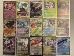 Pokemon TCG Card Lot 100 Cards - One EX/V included - Image 1