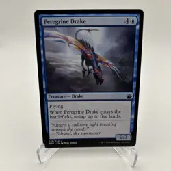 MTG 2018 Peregrine Drake (BBD) - Creature 128/254 Uncommon Blue Magic Gathering - Image 1