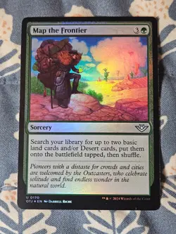 Map the Frontier FOIL Outlaws of Thunder Junction MTG Magic - Image 1