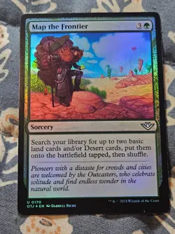 Map the Frontier FOIL Outlaws of Thunder Junction MTG Magic - Image 3