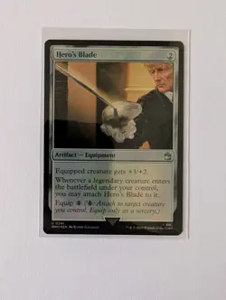 Hero's Blade Universes Beyond: Doctor Who MTG Magic The Gathering 0241 U - Image 1