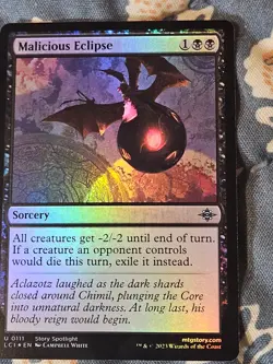 Malicious Eclipse FOIL The Lost Caverns of Ixalan MTG Magic - Image 3
