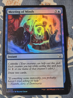 Meeting of Minds FOIL (66/548) March of the Machine MTG Magic - Image 1