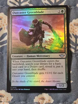 Outcaster Greenblade FOIL Outlaws of Thunder Junction MTG Magic - Image 3