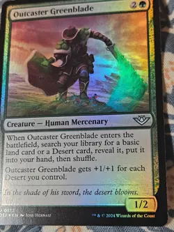 Outcaster Greenblade FOIL Outlaws of Thunder Junction MTG Magic - Image 4